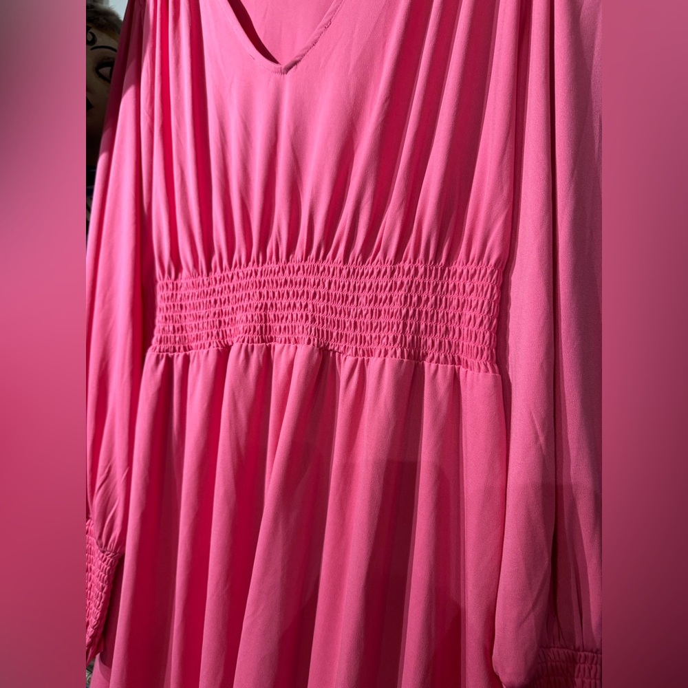 282 // Eloquii pink midi dress // 14 - Picture 3 of 5